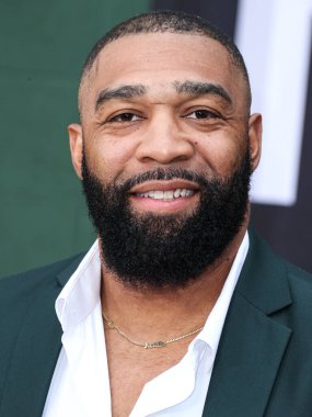 Amerikalı-Makedon profesyonel basketbolcu Romeo Travis, 31 Mayıs 2023 'te Westwood, Los Angeles, Kaliforniya, ABD' deki Regency Village Theatre 'da düzenlenen 