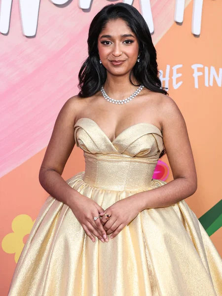 stock image Canadian actress Maitreyi Ramakrishnan arrives at the Los Angeles Premiere Screening Event Of Netflix's 'Never Have I Ever' Season 4 - The Final Season held at the Regency Village Theatre on June 1, 2023 in Westwood, Los Angeles, California