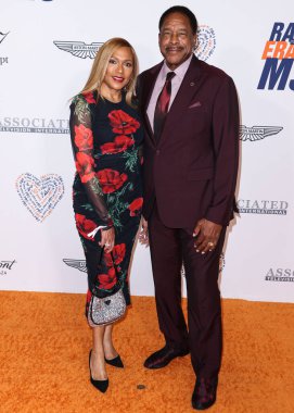 Tonya Winfield ve Dave Winfield, 2 Haziran 2023 'te Fairmont Century Plaza' da düzenlenen 30. Siliş Yarışı 'na katıldılar.. 