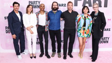 Ken Marino, Tyrel Jackson Williams, Jennifer Garner, Martin Starr, Ryan Hansen, Zoe Chao ve Jane Lynch, 3 Haziran 2023 'te Hollywood Atletizm Kulübü' nde düzenlenen STARZ 'ın 3.