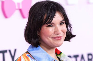 Amerikalı televizyon ve sahne oyuncusu ve senarist Zoe Chao (ayakkabı detayı), 3 Haziran 2023 'te Hollywood Atletizm Kulübü' nde düzenlenen STARZ 'ın' Party Down 'sezonuna geldi.. 