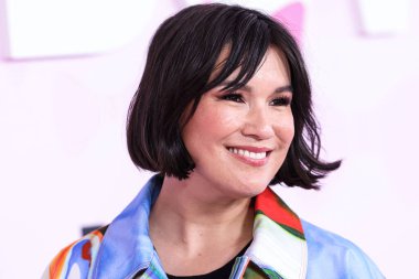 Amerikalı televizyon ve sahne oyuncusu ve senarist Zoe Chao (ayakkabı detayı), 3 Haziran 2023 'te Hollywood Atletizm Kulübü' nde düzenlenen STARZ 'ın' Party Down 'sezonuna geldi.. 