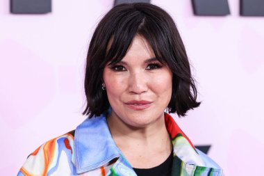 Amerikalı televizyon ve sahne oyuncusu ve senarist Zoe Chao (ayakkabı detayı), 3 Haziran 2023 'te Hollywood Atletizm Kulübü' nde düzenlenen STARZ 'ın' Party Down 'sezonuna geldi.. 