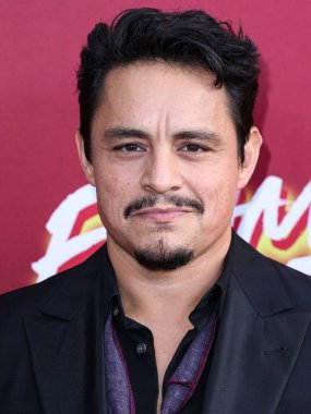 Amerikalı aktör Jesse Garcia 9 Haziran 2023 'te Hollywood Lejyon Tiyatrosu' ndaki Hollywood Amerikan Lejyon Karakolu 43 numaradaki Searchlight Pictures 'Flamin' Hot 'ın özel gösterimine geldi.