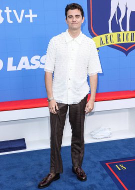 İngiliz aktör Billy Harris, Apple TV + Ted Lasso 'nun 3. Sezon FYC Kırmızı Halı' sına 10 Haziran 2023 'te ABD' nin Kuzey Hollywood, Los Angeles, Kaliforniya, ABD 'deki Televizyon Akademisi' ndeki Saban Medya Merkezi 'nde ulaştı.. 