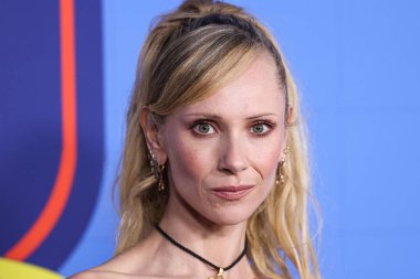 İngiliz aktris Juno Temple, 10 Haziran 2023 'te Şaban Medya Merkezi' ndeki Şaban Medya Merkezi 'nde düzenlenen Apple TV + Ted Lasso' nun 3.. 