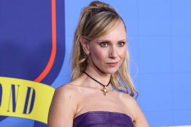 İngiliz aktris Juno Temple, 10 Haziran 2023 'te Şaban Medya Merkezi' ndeki Şaban Medya Merkezi 'nde düzenlenen Apple TV + Ted Lasso' nun 3.. 