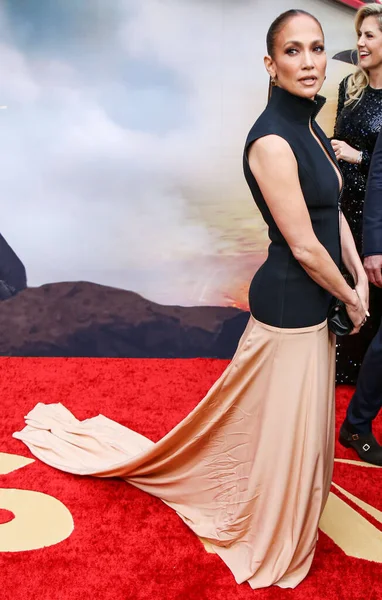 American Actress Dancer Singer Jennifer Lopez Wearing Gucci Arrives Los — Stock Photo, Image