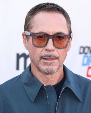 Amerikalı aktör ve yapımcı Robert Downey Jr., 16 Haziran 2023 'te Los Angeles, Kaliforniya, ABD' de bulunan Petersen Otomotiv Müzesi 'nde gerçekleştirilen' Downey 's Dream Cars' sezon 1 'dizisinin Los Angeles Premiere Of MAX' ine geldi.. 