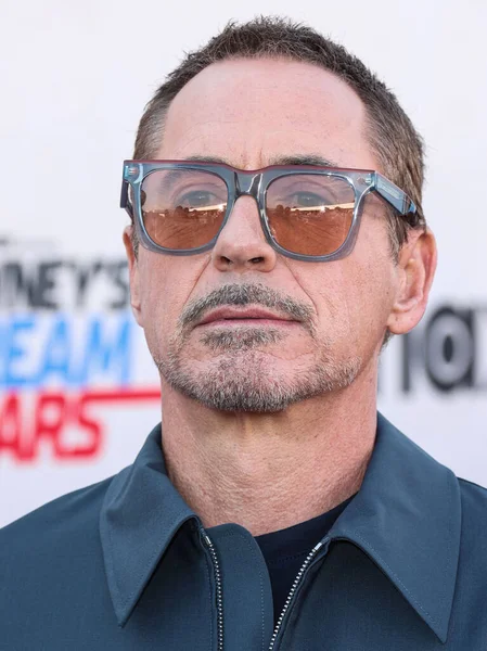 Amerikanska Skådespelaren Och Producenten Robert Downey Anländer Till Los Angeles — Stockfoto