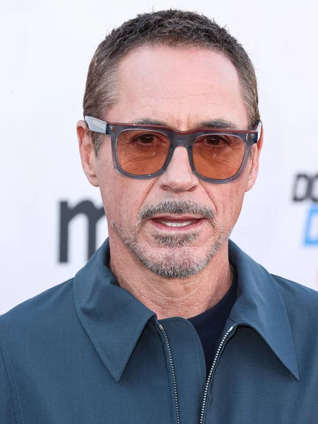 Der Amerikanische Schauspieler Und Produzent Robert Downey Kommt Zur Premiere — Stockfoto