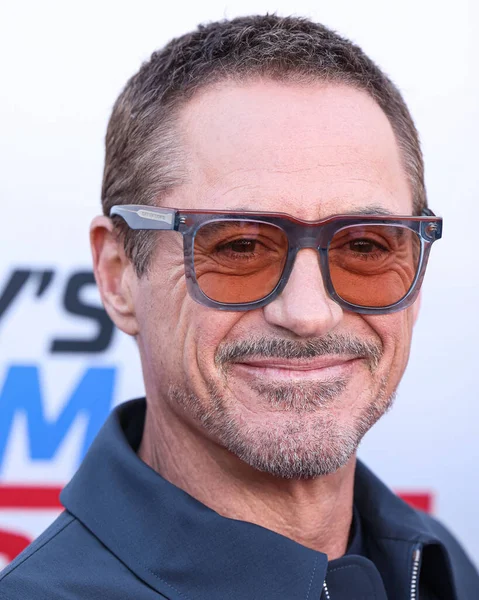 Der Amerikanische Schauspieler Und Produzent Robert Downey Kommt Zur Premiere — Stockfoto