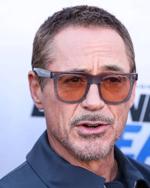 Den Amerikanske Skuespilleren Produsenten Robert Downey Ankommer Los Angeles Premiere – stockfoto