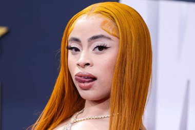 Dolce ve Gabbana giyimli Amerikalı rapçi Ice Spice (Isis Naija Gaston), 25 Haziran 2023 tarihinde Los Angeles, Kaliforniya, ABD 'de Microsoft Theater' da düzenlenen BET Ödülleri 2023 'e ulaştı.. 