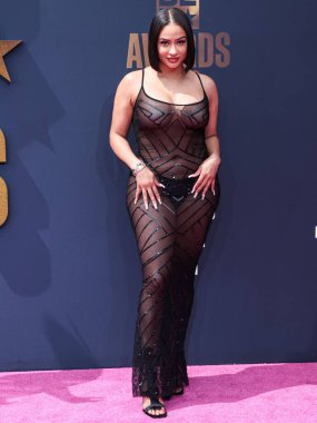 Tori Brixx, Los Angeles, Kaliforniya 'da 25 Haziran 2023 tarihinde Microsoft Theater' da düzenlenen BET Ödülleri 2023 'e ulaşır.. 