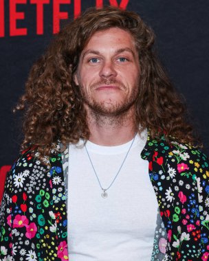 Amerikalı aktör, komedyen, yapımcı, senaryo yazarı ve moda tasarımcısı Blake Anderson, 26 Haziran 2023 tarihinde Los Angeles, Kaliforniya, ABD 'de bulunan Regal LA Live' da düzenlenen Netflix 'in' The Out-Laws 'adlı filminin Los Angeles galasına geldi..