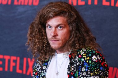 Amerikalı aktör, komedyen, yapımcı, senaryo yazarı ve moda tasarımcısı Blake Anderson, 26 Haziran 2023 tarihinde Los Angeles, Kaliforniya, ABD 'de bulunan Regal LA Live' da düzenlenen Netflix 'in' The Out-Laws 'adlı filminin Los Angeles galasına geldi..