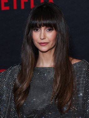 Khaite giyen Kanadalı aktris Nina Dobrev, Netflix 'in 26 Haziran 2023' te Los Angeles, Kaliforniya 'da düzenlenen 