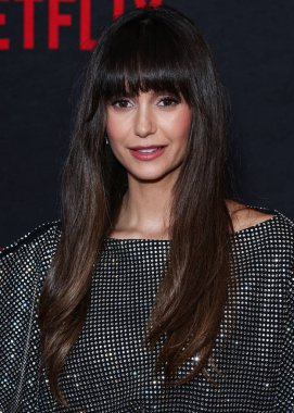 Khaite giyen Kanadalı aktris Nina Dobrev, Netflix 'in 26 Haziran 2023' te Los Angeles, Kaliforniya 'da düzenlenen 