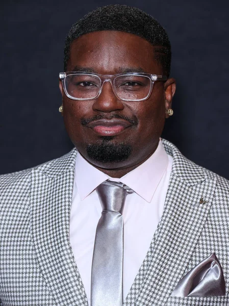 stock image American actor and comedian Lil Rel Howery arrives at the Los Angeles Premiere Of Netflix's 'The Out-Laws' held at Regal LA Live on June 26, 2023 in Los Angeles, California, United States.