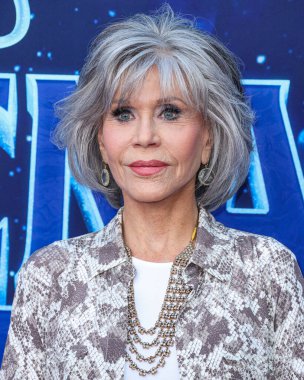 Amerikalı aktris ve aktivist Jane Fonda, Los Angeles Universal Pictures and DreamWorks Animasyon 'un 