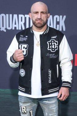 Avustralyalı karma dövüş sanatçısı Alexander Volkanovski (The Great) Netflix 'in' Quarterback 'sezonunun Los Angeles Premiere' ine 11 Temmuz 2023 'te Hollywood, Los Angeles, Kaliforniya, ABD' de düzenlenen Netflix Tudum Theater 'a geldi.. 
