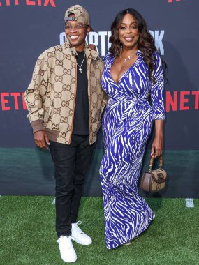 Jessica Betts ve eşi Niecy Nash Betts Netflix 'in' Quarterback 'sezonunun Los Angeles Premiere' ine 11 Temmuz 2023 'te Hollywood, Los Angeles, Kaliforniya, ABD' de düzenlenen Netflix Tudum Theater 'a geldiler.. 