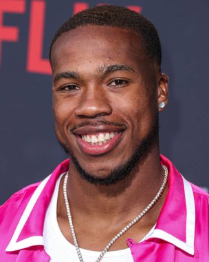  Marcus Williams Netflix 'in' Quarterback 'sezonunun Los Angeles Premiere' ine 11 Temmuz 2023 'te Hollywood, Los Angeles' taki Netflix Tudum Tiyatrosu 'na geldi.