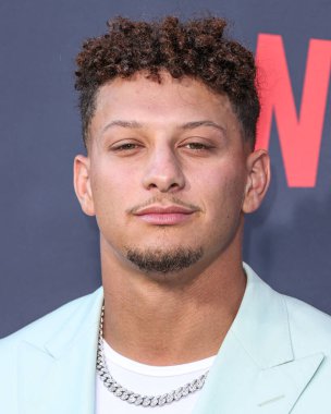  Patrick Mahouse, Netflix 'in' Quarterback 'sezonunun Los Angeles prömiyerine 11 Temmuz 2023' te Hollywood, Los Angeles 'taki Netflix Tudum Tiyatrosu' na geldi.