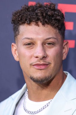  Patrick Mahouse, Netflix 'in' Quarterback 'sezonunun Los Angeles prömiyerine 11 Temmuz 2023' te Hollywood, Los Angeles 'taki Netflix Tudum Tiyatrosu' na geldi.