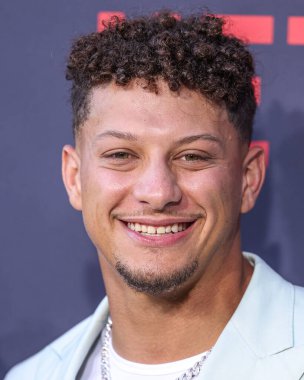  Patrick Mahouse, Netflix 'in' Quarterback 'sezonunun Los Angeles prömiyerine 11 Temmuz 2023' te Hollywood, Los Angeles 'taki Netflix Tudum Tiyatrosu' na geldi.