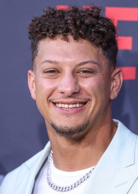  Patrick Mahouse, Netflix 'in' Quarterback 'sezonunun Los Angeles prömiyerine 11 Temmuz 2023' te Hollywood, Los Angeles 'taki Netflix Tudum Tiyatrosu' na geldi.