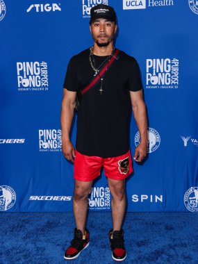 Mookie Betts, 27 Temmuz 2023 'te Elysian Park, Los Angeles, Kaliforniya, ABD' de düzenlenen Dodger Stadyumu 'nda düzenlenen 10..