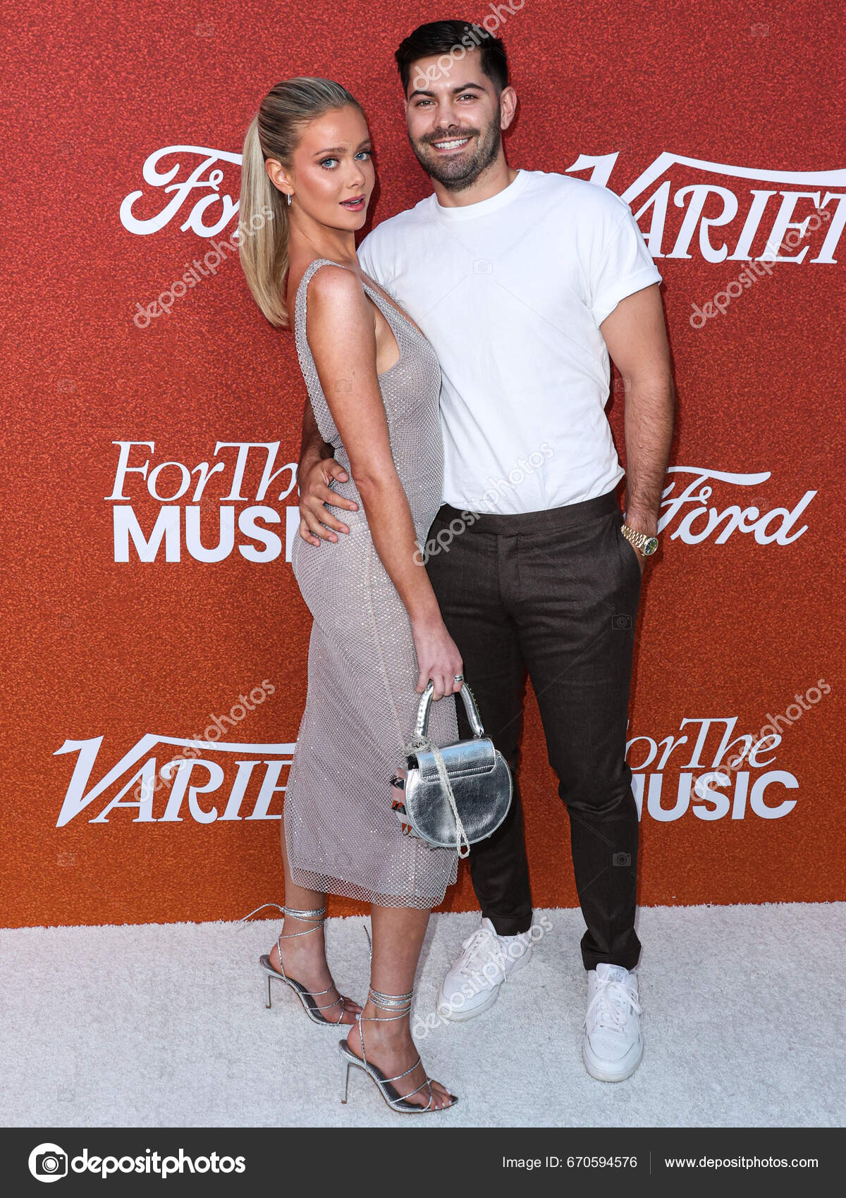 Hannah Godwin Dylan Barbour Arrive Variety 2023 Power Young Hollywood