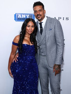 Anansa Sims ve Matt Barnes, 18 Ağustos 2023 'te Beverly Hilton Oteli' nde düzenlenen 23. Harold ve Carole Pompa Vakfı Galası 'na geldiler.. 