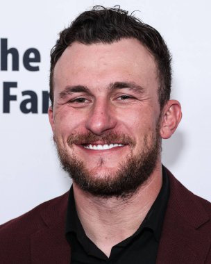 Amerikalı futbolcu Johnny Manziel, 18 Ağustos 2023 'te Beverly Hilton Oteli' nde düzenlenen 23. Harold ve Carole Pompa Vakfı Galasına geliyor..