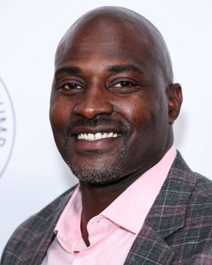 Amerikan spor spikeri ve eski Amerikan futbolu defans oyuncusu Marcellus Wiley, 18 Ağustos 2023 'te Beverly Hilton Oteli' nde düzenlenen 23. Harold ve Carole Pompa Vakfı Galasına geldi.