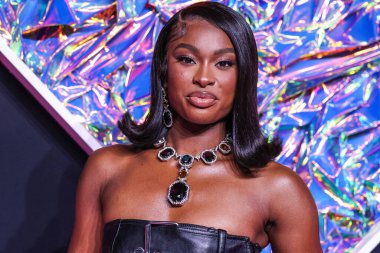 Coco Jones, 12 Eylül 2023 tarihinde Newark, New Jersey, ABD 'de Prudential Center' da düzenlenen 2023 MTV Video Müzik Ödülleri 'ne ulaştı..