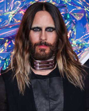 Jared Leto arrives at the 2023 MTV Video Music Awards held at the Prudential Center on September 12, 2023 in Newark, New Jersey, United States. clipart