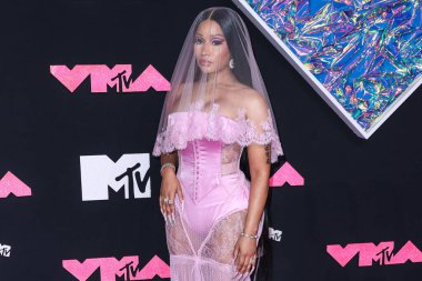 Nicki Minaj, 12 Eylül 2023 tarihinde Newark, New Jersey, ABD 'deki Prudential Center' da düzenlenen 2023 MTV Video Müzik Ödülleri 'ne ulaştı..