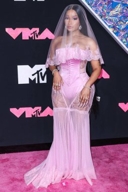 Nicki Minaj, 12 Eylül 2023 tarihinde Newark, New Jersey, ABD 'deki Prudential Center' da düzenlenen 2023 MTV Video Müzik Ödülleri 'ne ulaştı..
