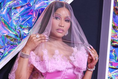 Nicki Minaj arrives at the 2023 MTV Video Music Awards held at the Prudential Center on September 12, 2023 in Newark, New Jersey, United States.