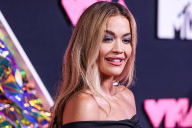 Rita Ora arrives at the 2023 MTV Video Music Awards held at the Prudential Center on September 12, 2023 in Newark, New Jersey, United States. clipart
