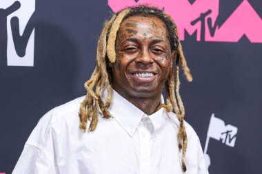Lil Wayne poses in the press room at the 2023 MTV Video Music Awards held at the Prudential Center on September 12, 2023 in Newark, New Jersey, United States.