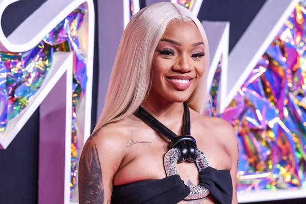 stock image GloRilla arrives at the 2023 MTV Video Music Awards held at the Prudential Center on September 12, 2023 in Newark, New Jersey, United States.