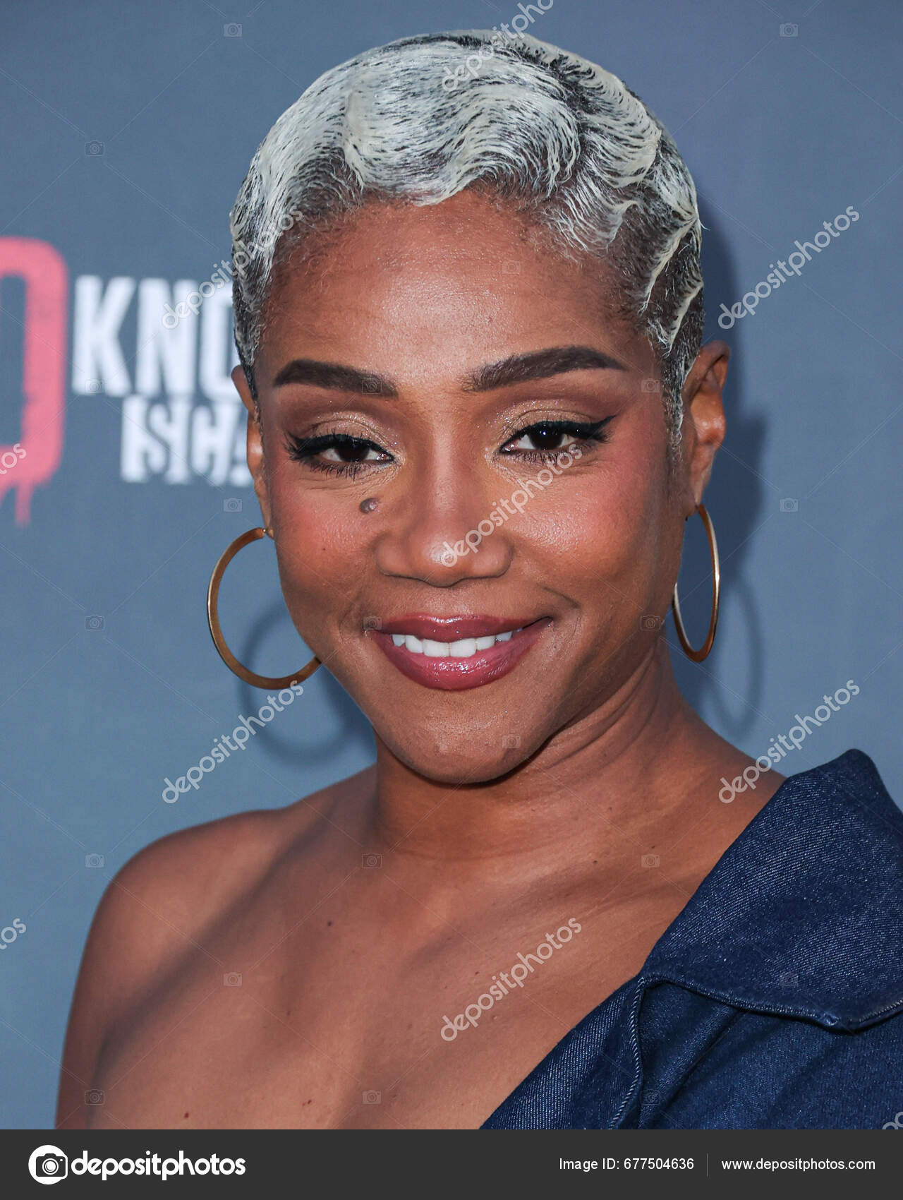 American Comedian Actress Tiffany Haddish Arrives Knott S Scary Farm 50th Stock Editorial