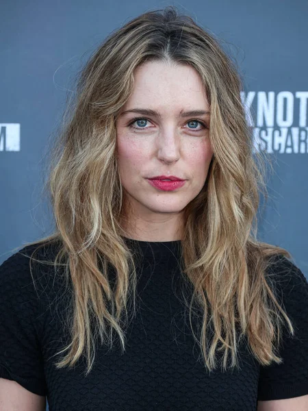 American Actress Jessica Rothe Arrives Knott Scary Farm 50Th Anniversary Stock Picture