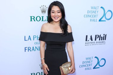 Çinli-Amerikan televizyon kişiliği ve girişimcisi Crystal Kung Minkoff, Los Angeles Filarmoni Orkestrası 'nın 20. yıl dönümü şerefine Frank Gehry' nin 5 Ekim 2023 'te Los Angeles, Kaliforniya' daki Walt Disney Konser Salonu 'nda düzenlenen galasına geldi.