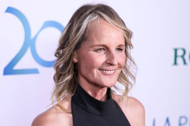 Amerikalı aktris ve yönetmen Helen Hunt, Los Angeles Filarmoni Orkestrası 'nın 20. yıl dönümü kutlamasına katıldı. Frank Gehry, 5 Ekim 2023' te Los Angeles, Kaliforniya 'da Walt Disney Konser Salonu' nda düzenlendi..