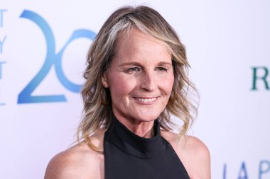Amerikalı aktris ve yönetmen Helen Hunt, Los Angeles Filarmoni Orkestrası 'nın 20. yıl dönümü kutlamasına katıldı. Frank Gehry, 5 Ekim 2023' te Los Angeles, Kaliforniya 'da Walt Disney Konser Salonu' nda düzenlendi..